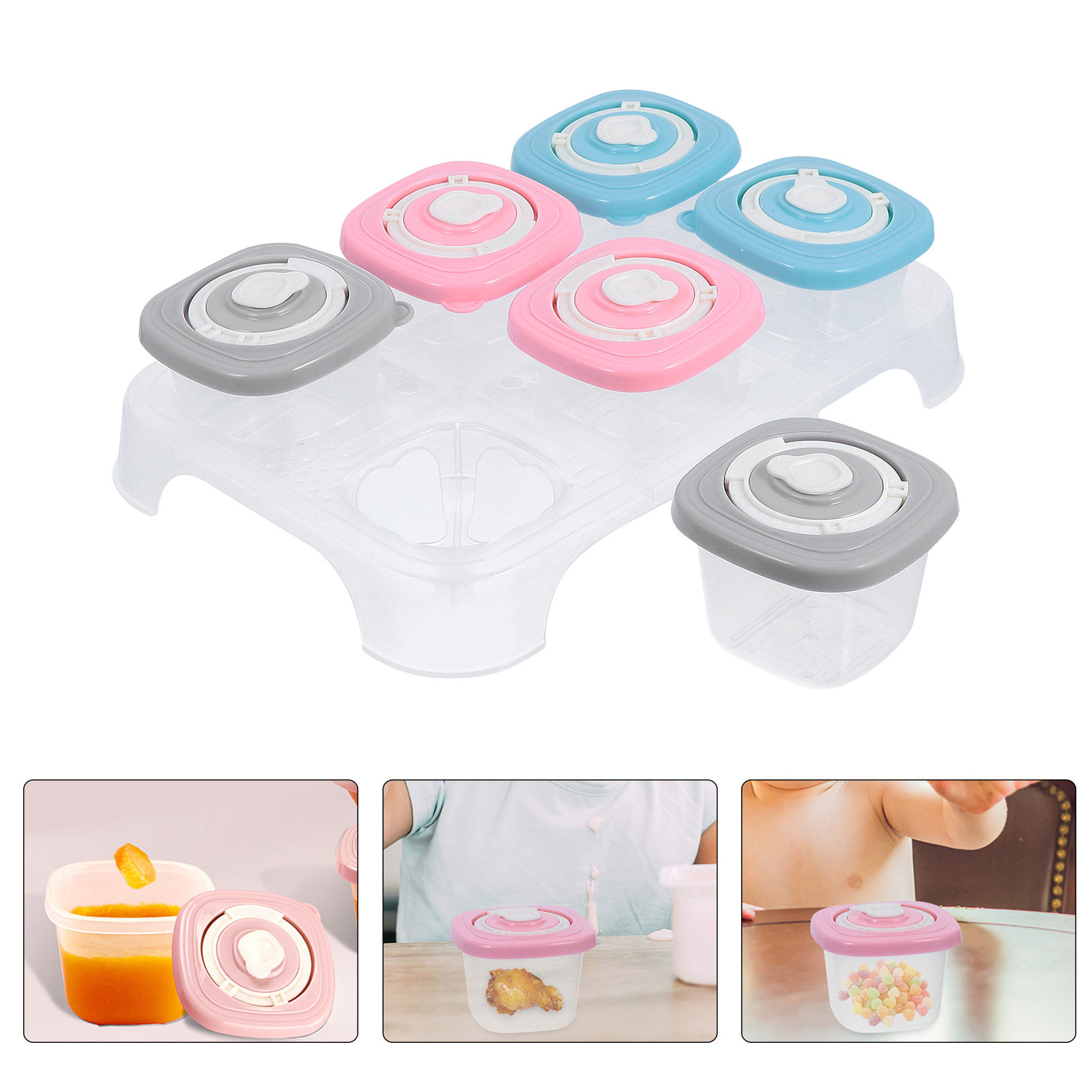 Baby Food Organizer - Juego de 1 Caja Organizadora de