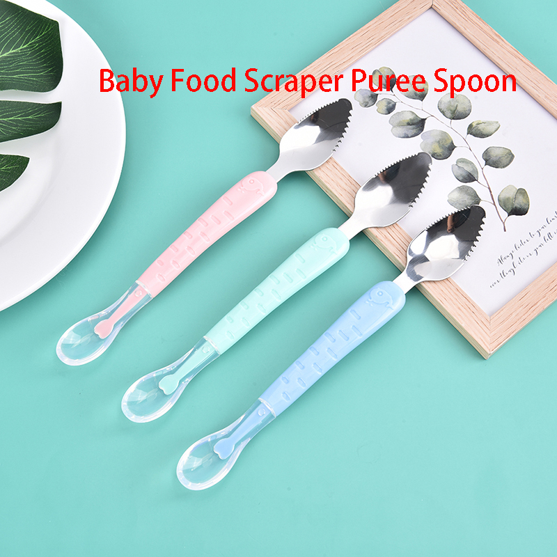 Baby Food Apple - Raspador de comida para bebé multifuncional,
