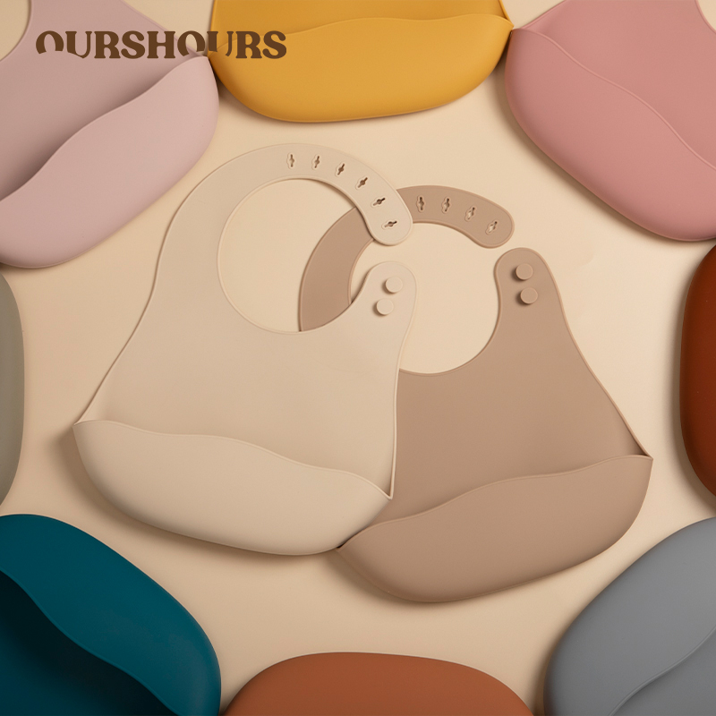 Baby Food Apron - Baberos de silicona sin BPA para