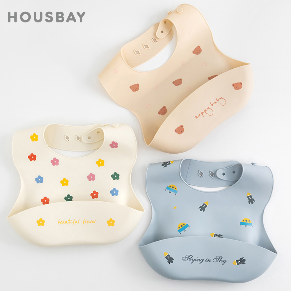 Baby Food Apron - Baberos de bebé impermeables, bufanda de