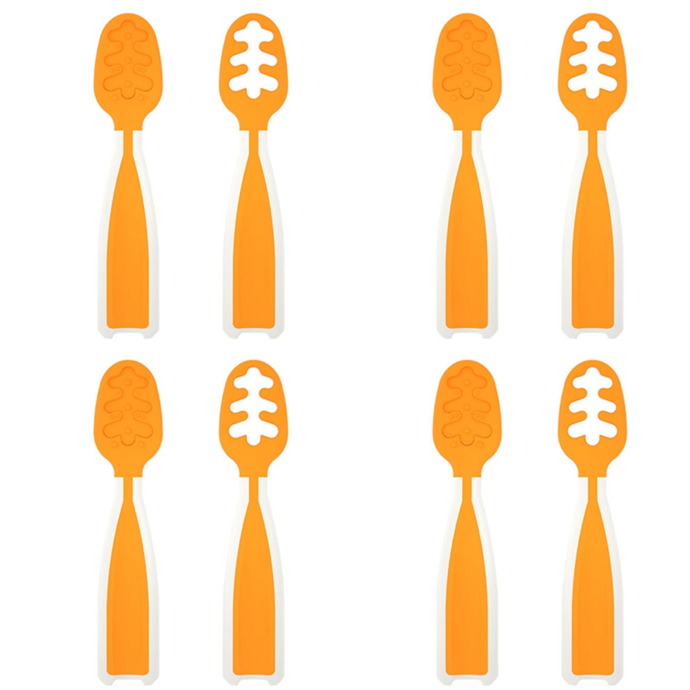 Baby Food For 6 Months - GTBL Juego de cucharas de autoalimentación