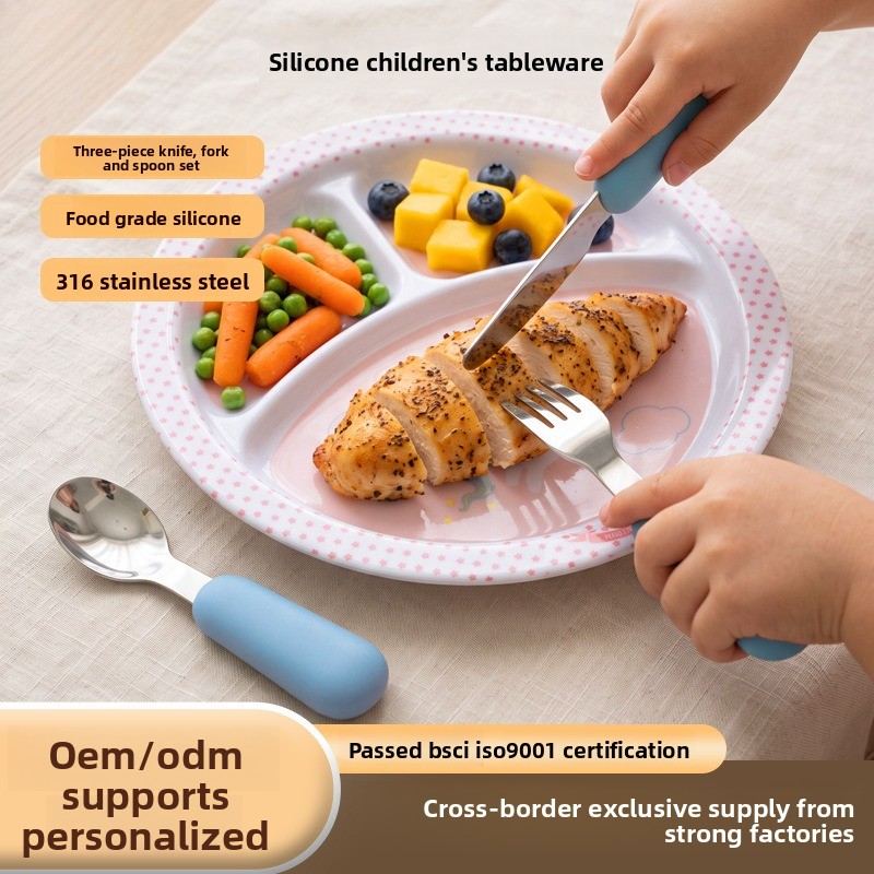 Juego de vajilla de silicona d - Baby Food Knife Set reseña y precio