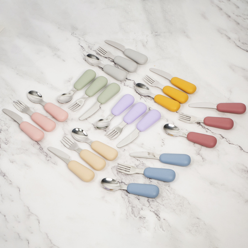 Juego de vajilla de silicona d - Baby Food Knife Set reseña y precio