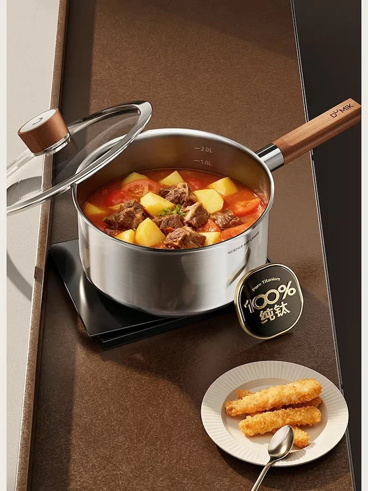 Olla de titanio puro para lech - Baby Food With Iron reseña y precio