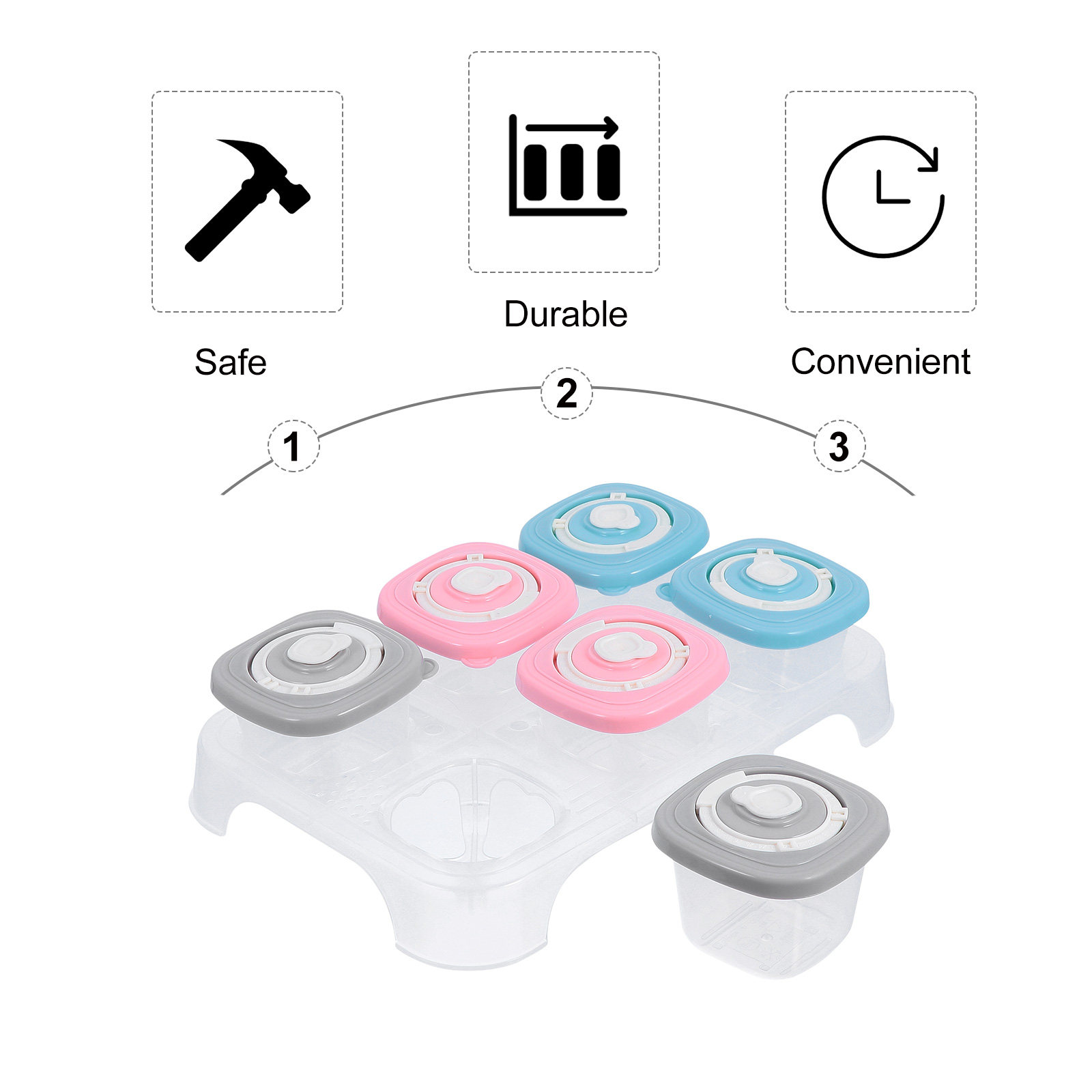 Juego de 1 Caja Organizadora d - Baby Food Organizer reseña y precio