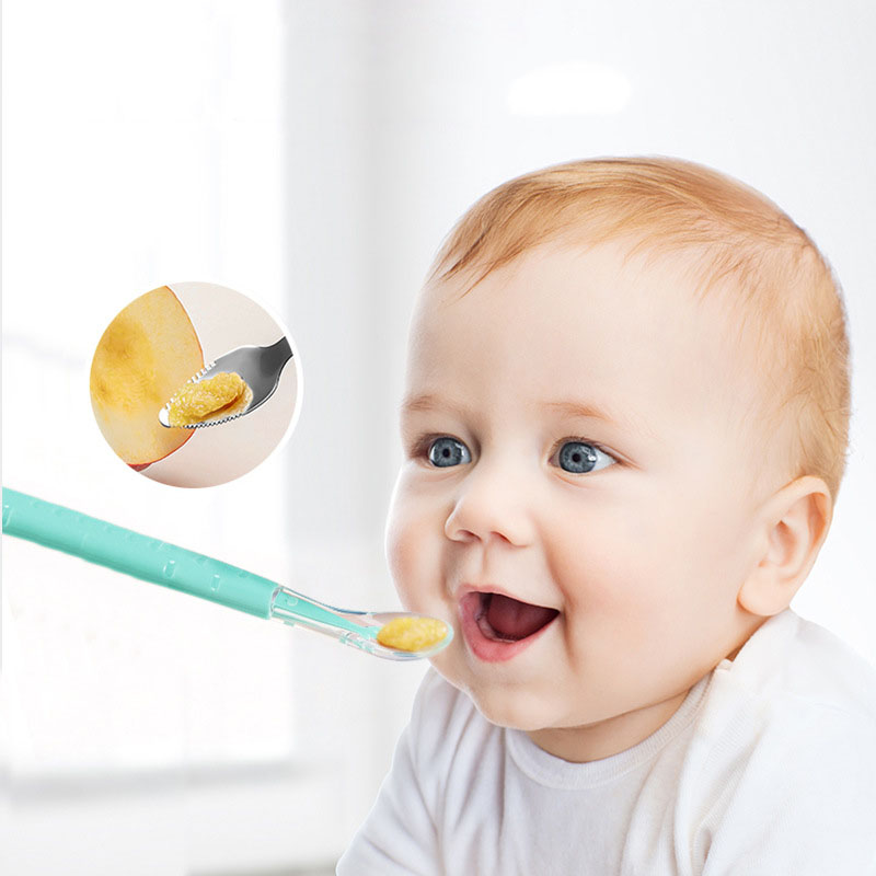 Cuchara raspadora de doble cab - Baby Food Apple reseña y precio