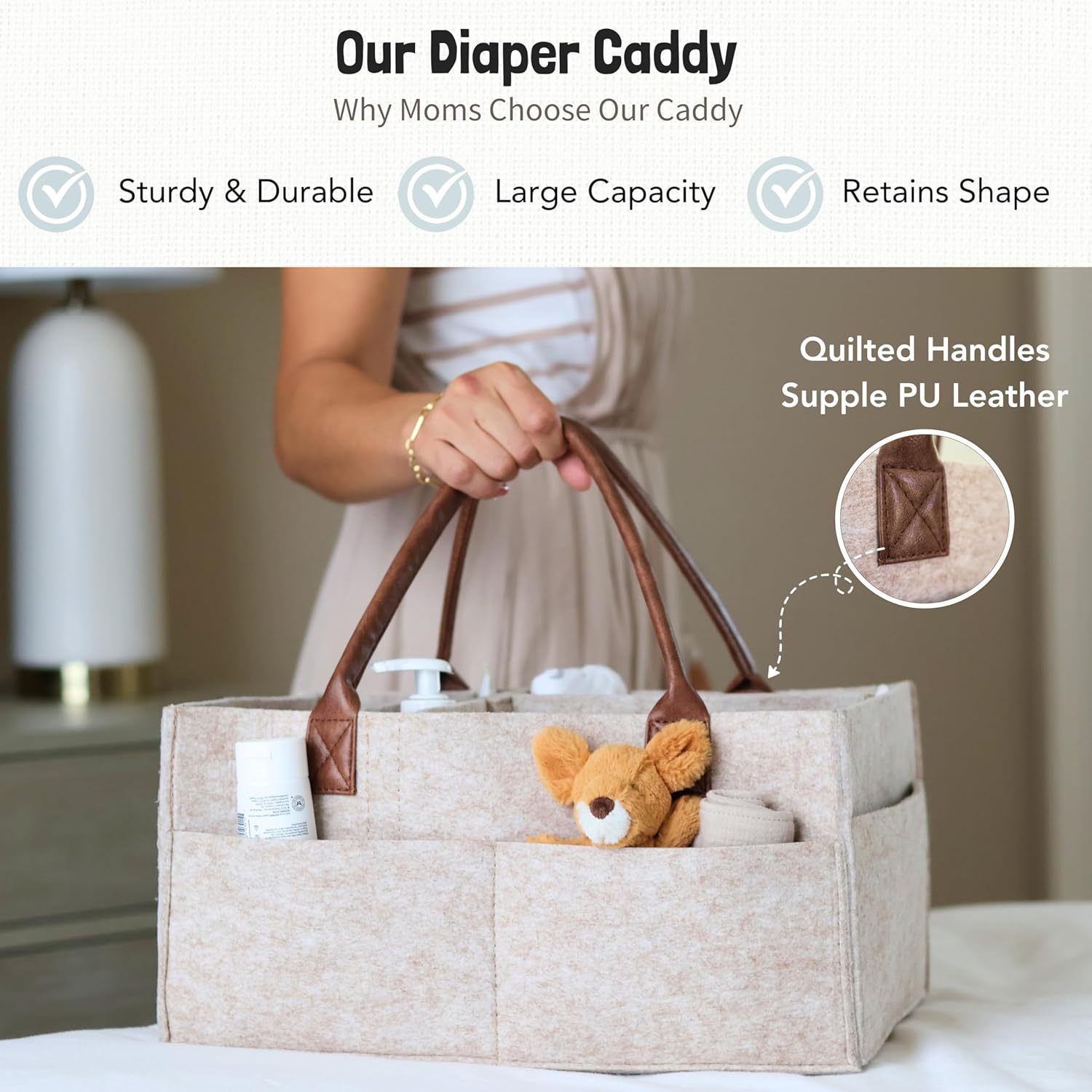 Cesta Organizadora de Fieltro  - Baby Food Organizer reseña y precio