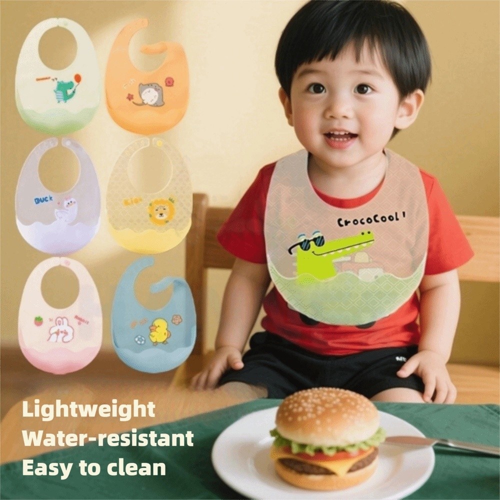 Baberos Impermeables para Bebé - Baby Food Apron reseña y precio