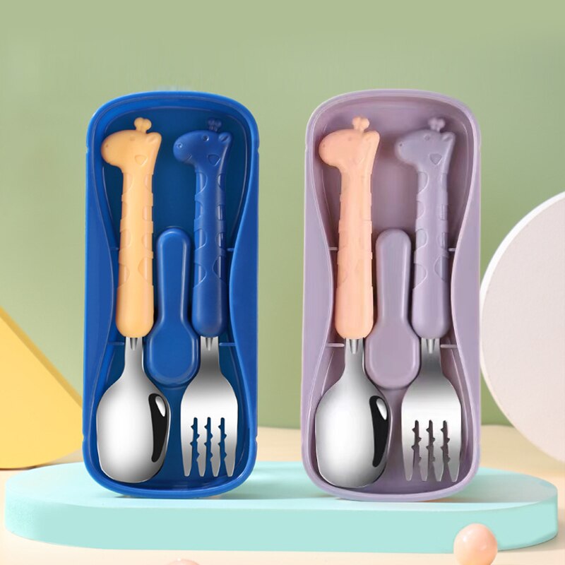 Juego de Vajilla Infantil de 2 - Baby Food Knife Set reseña y precio