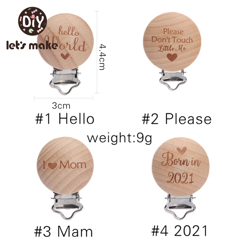 Let's Make-Cadena de chupete d - Baby Food For 6 Months reseña y precio