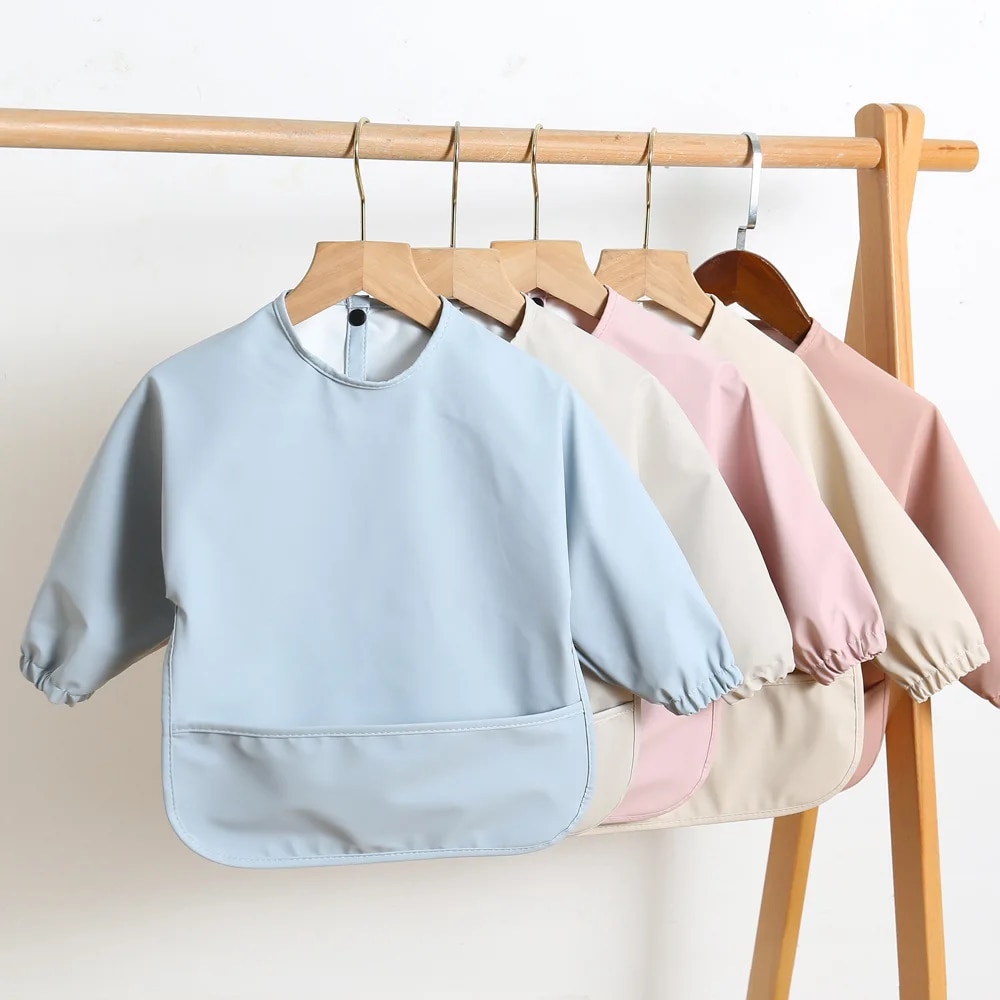 Baberos de alimentación de beb - Baby Food Apron reseña y precio