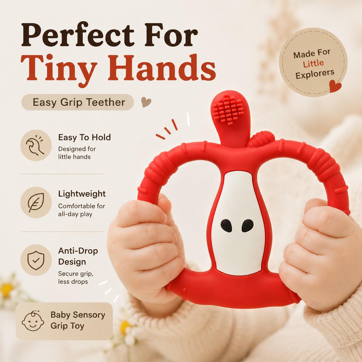 Mordedor Vibrador de Silicona  - Baby Food Apple reseña y precio