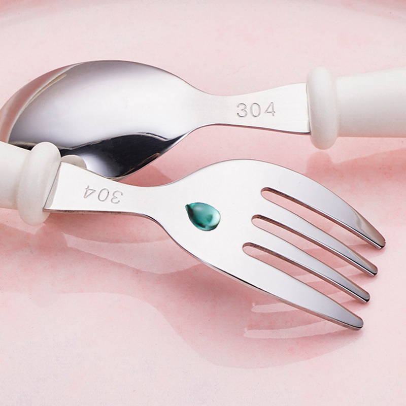Juego de Cuchara y Tenedor de  - Baby Food Knife Set reseña y precio