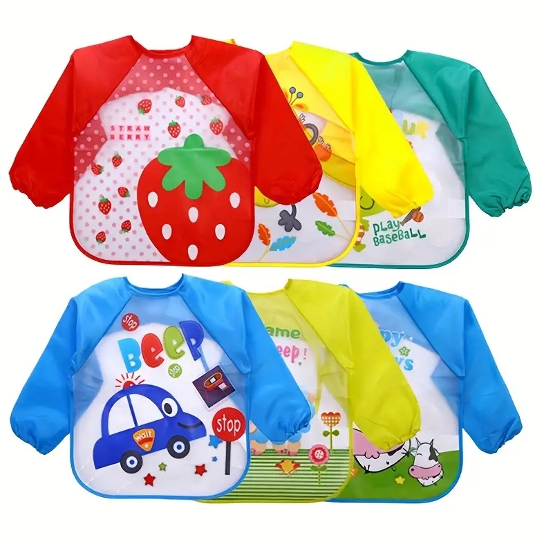 Baberos impermeables de EVA de - Baby Food Apron reseña y precio