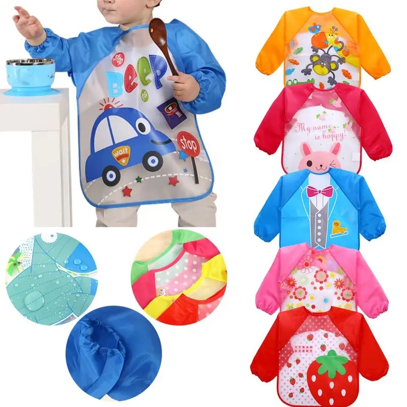 Baberos impermeables de EVA de - Baby Food Apron reseña y precio
