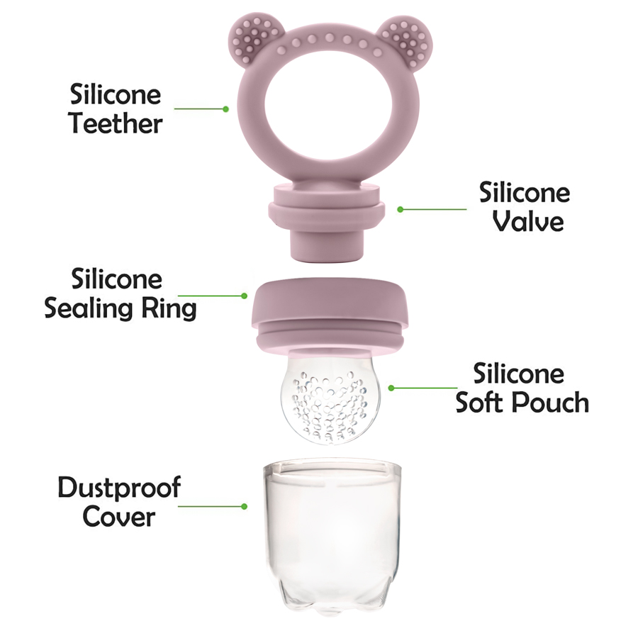 Chupete de silicona para bebé, - Baby Food For 6 Months reseña y precio