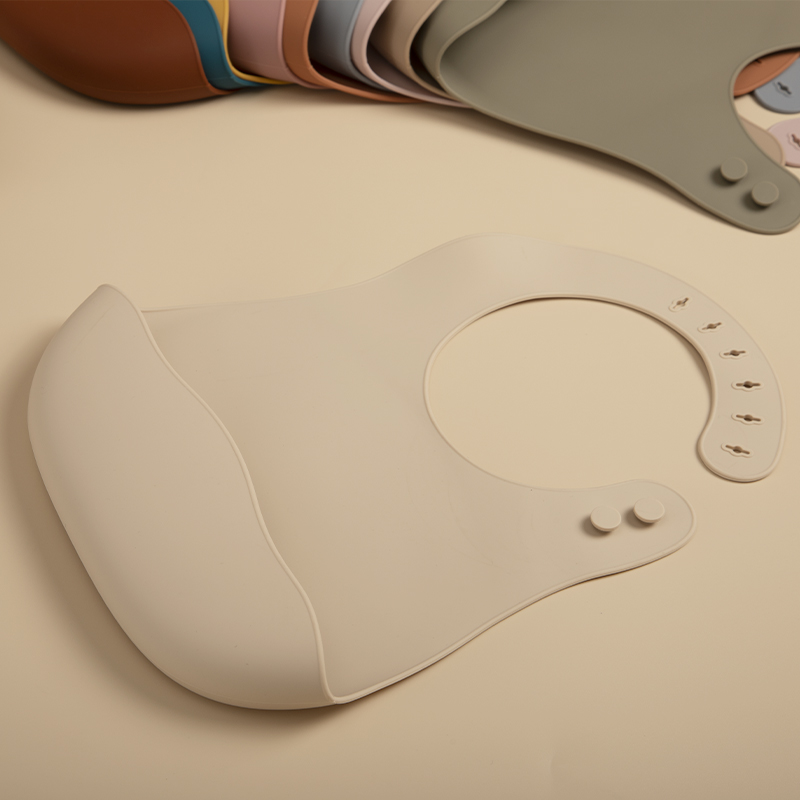 Baberos de silicona sin BPA pa - Baby Food Apron reseña y precio