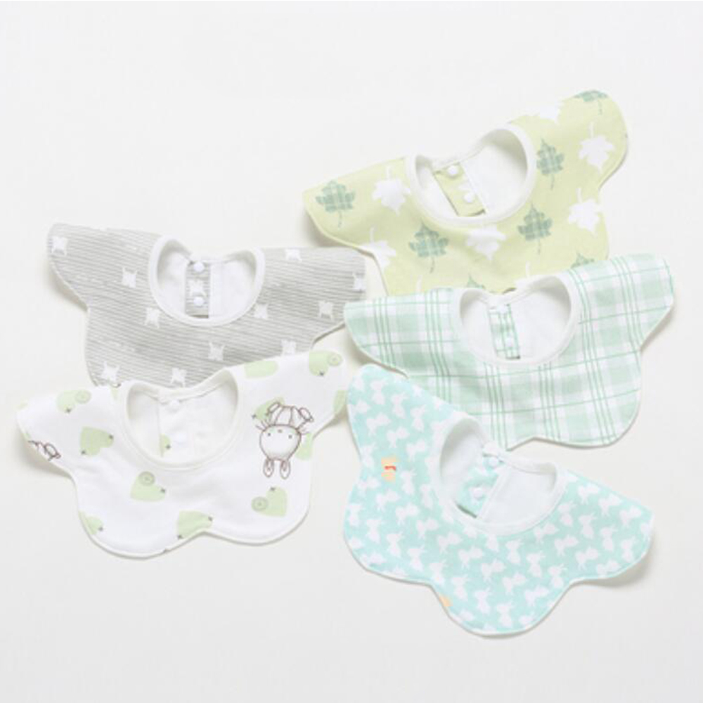 5 unids/lote Baberos para bebé - Baby Food Apron reseña y precio