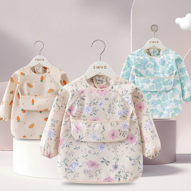 1 unidad de babero impermeable - Baby Food Apron reseña y precio