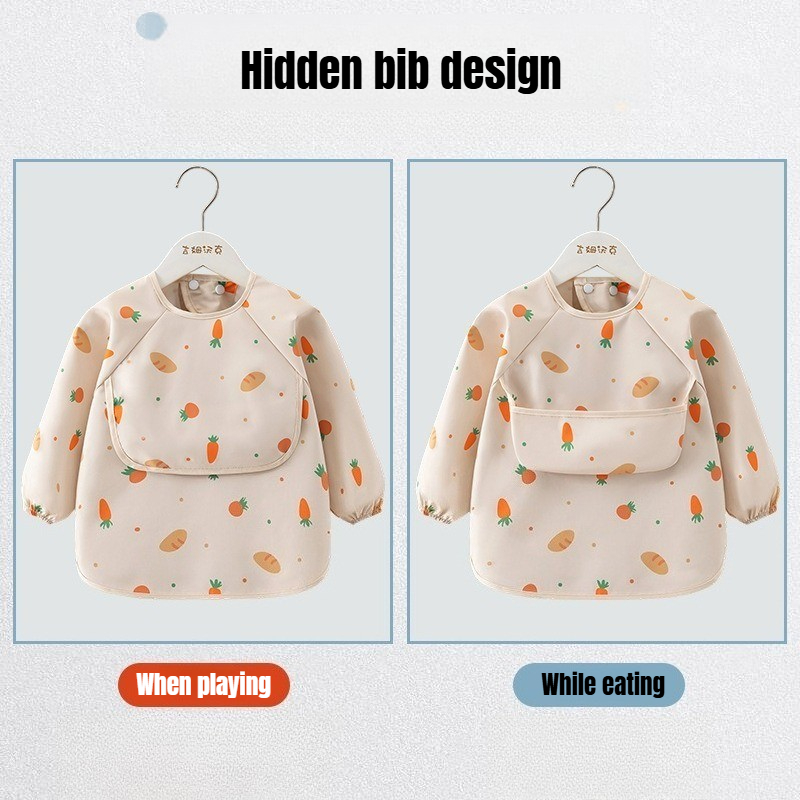 1 unidad de babero impermeable - Baby Food Apron reseña y precio