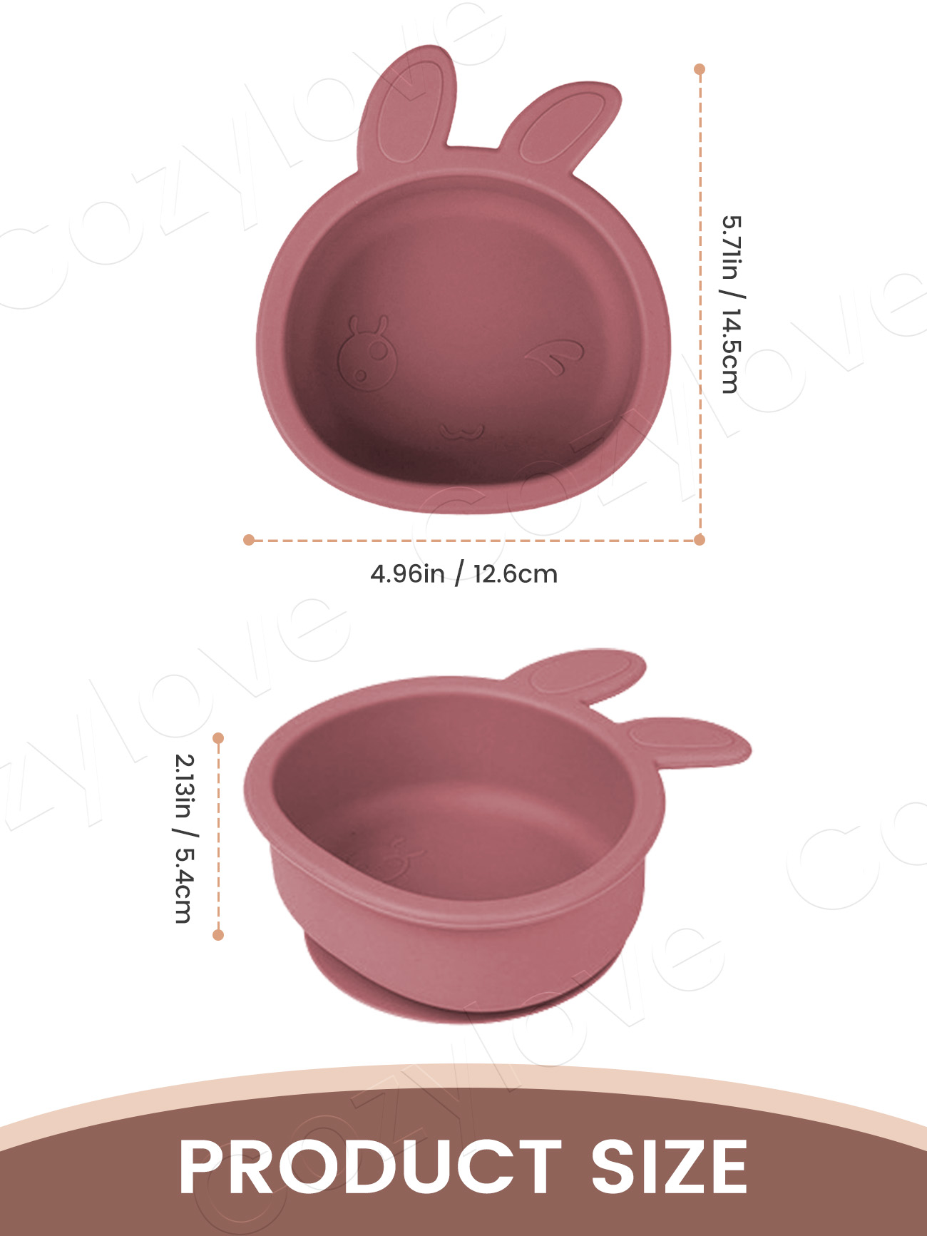 Tazón de Silicona con Orejas d - Baby Food For 6 Months reseña y precio