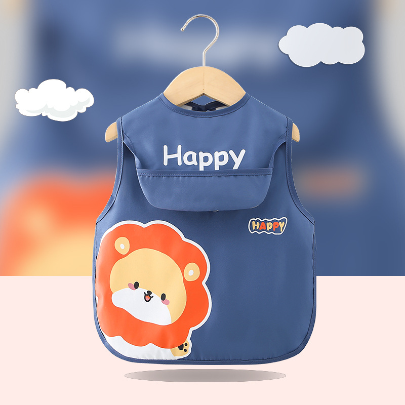 Baberos de animales de dibujos - Baby Food Apron reseña y precio