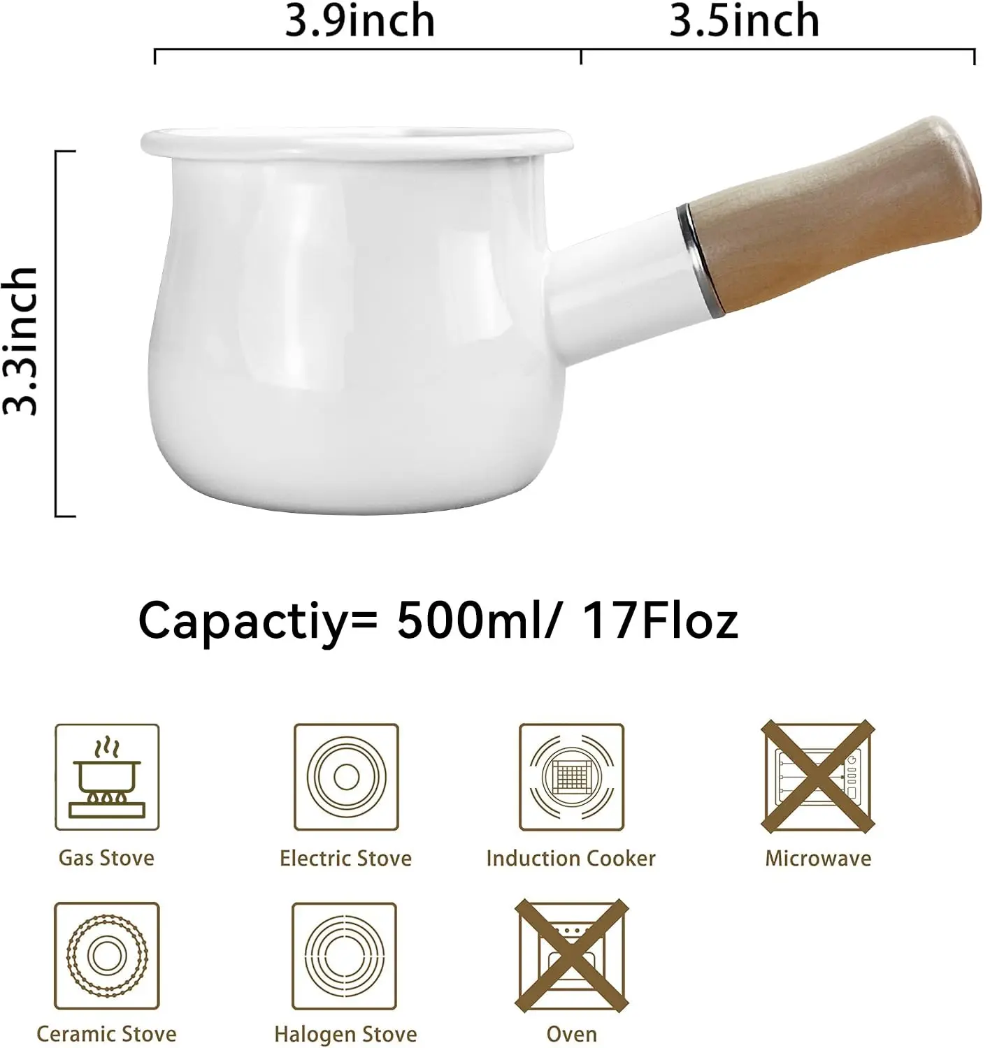 Olla para leche esmaltada pequ - Baby Food With Iron reseña y precio