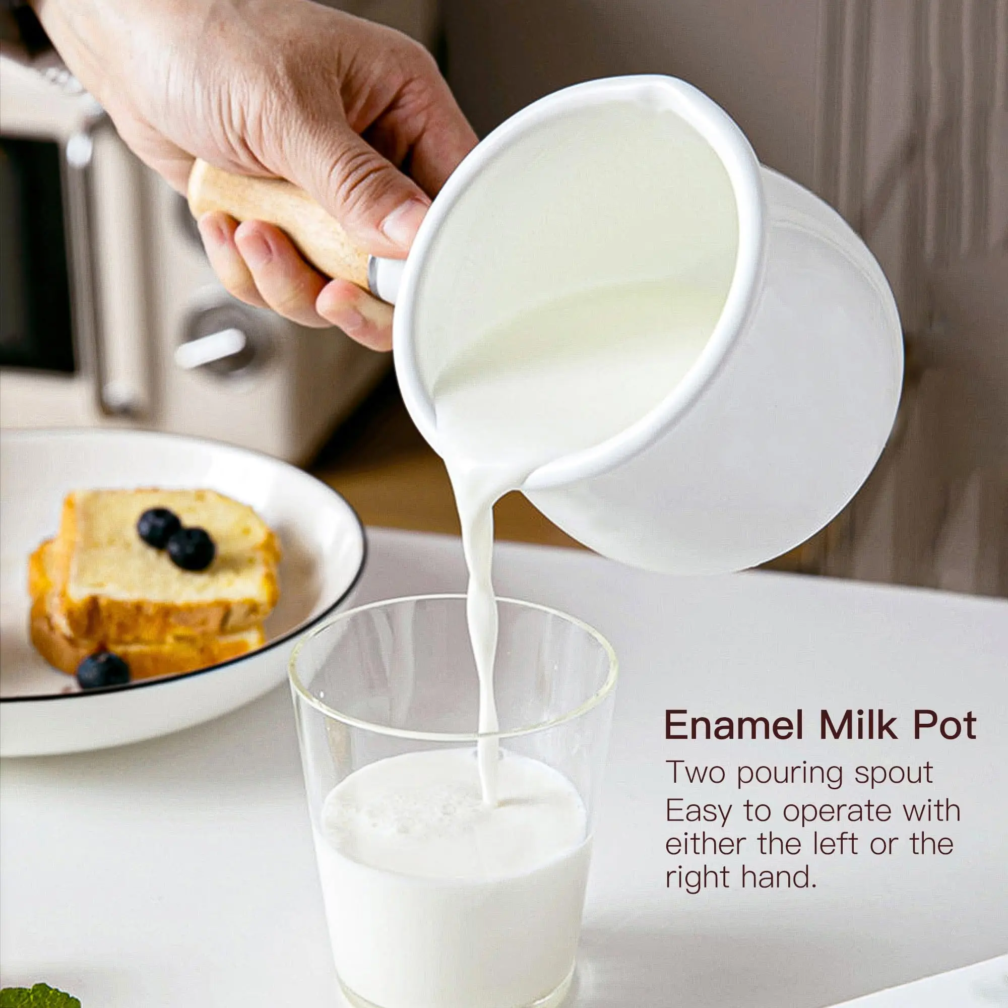 Olla para leche esmaltada pequ - Baby Food With Iron reseña y precio