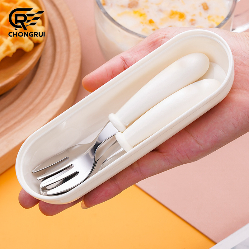 Cuchara y Tenedor de Entrenami - Baby Food Knife Set reseña y precio