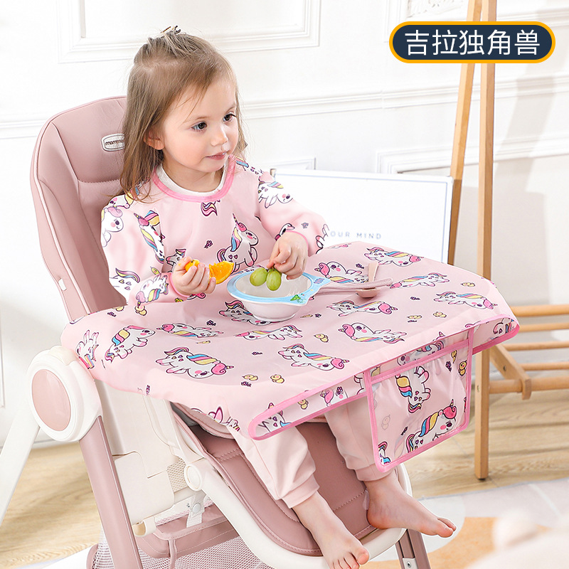 Cubierta de mesa de babero par - Baby Food Apron reseña y precio