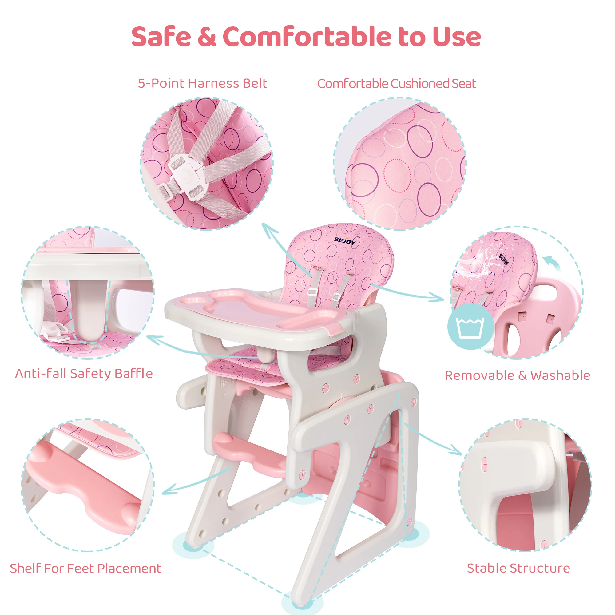 Silla de crecimiento para bebé - Baby Food Table reseña y precio