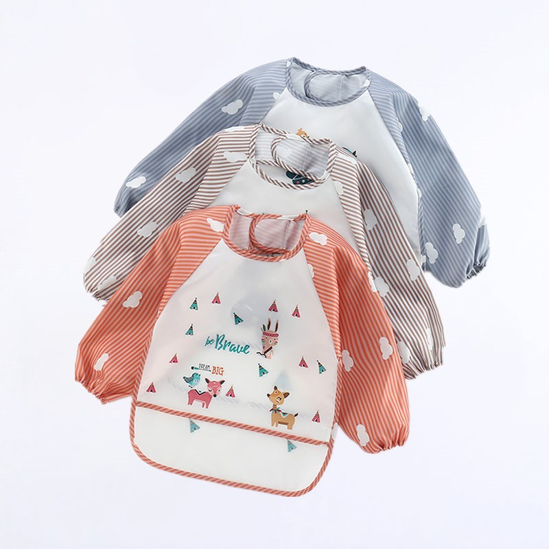 Baberos para bebé, babero impe - Baby Food Apron reseña y precio