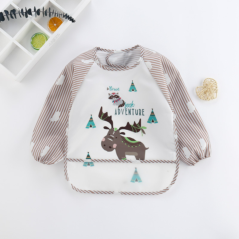 Baberos para bebé, babero impe - Baby Food Apron reseña y precio