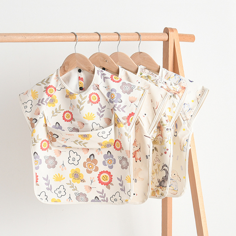 Baberos para bebé recién nacid - Baby Food Apron reseña y precio