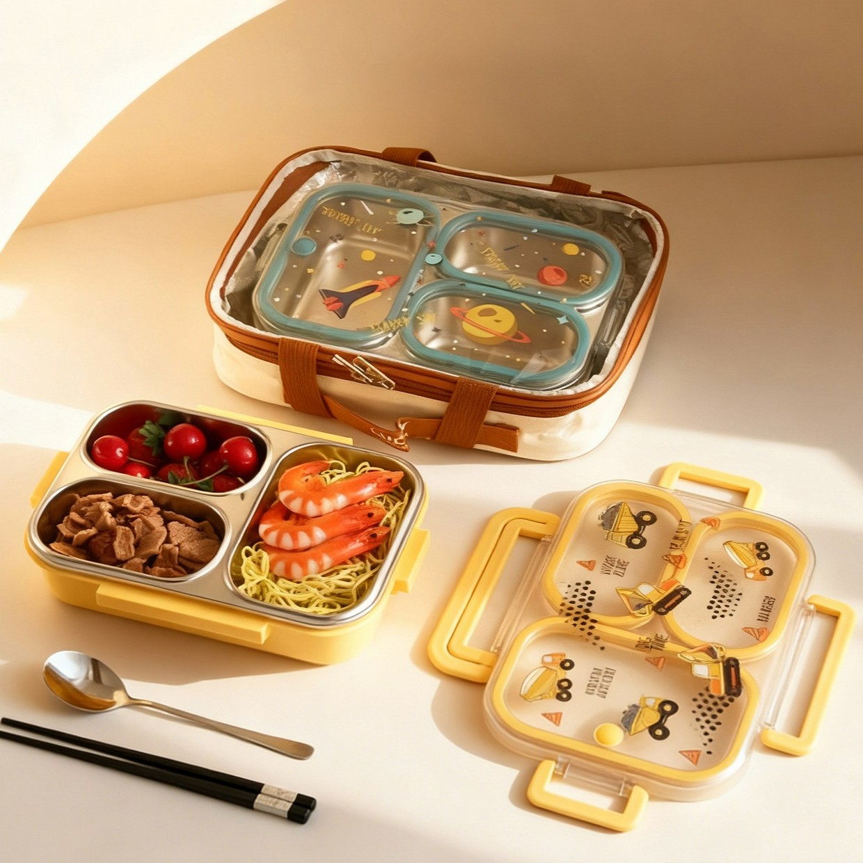 Lonchera Infantil de Gran Capa - Baby Food Organizer reseña y precio